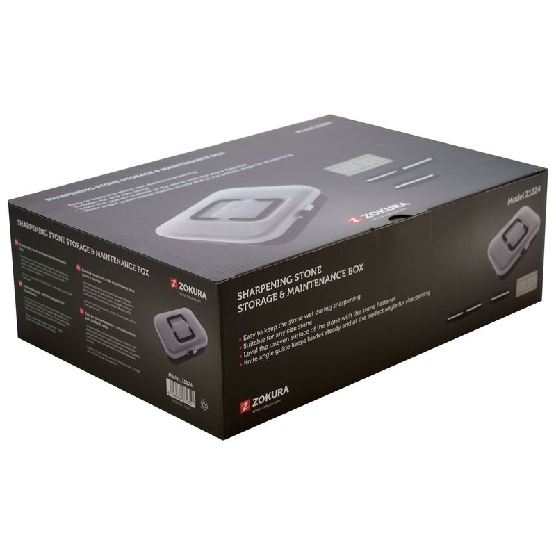 Casa si Gradina - Bucatarie si vesela - Organizare si depozitare bucatarie - Cutii alimentare - Cutie depozitare si intretinere piatra de ascutire - Zokura - Infinity.ro