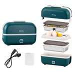 Casa si Gradina - Bucatarie si vesela - Organizare si depozitare bucatarie - Cutii alimentare - Caserola electrica multifunctionala 3 in 1, 230W, Roz - Zokura - Infinity.ro