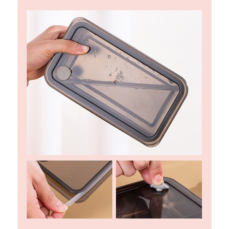 Casa si Gradina - Bucatarie si vesela - Organizare si depozitare bucatarie - Cutii alimentare - Caserola electrica multifunctionala 3 in 1, 230W, Roz - Zokura - Infinity.ro