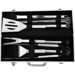 Casa si Gradina - Gradina si terasa - Gratare si accesorii - Accesorii gratare - Ustensile pentru barbecue, grill, gratar, inox, cu geanta tip servieta, set 12 piese, Strend Pro Grill - Infinity.ro