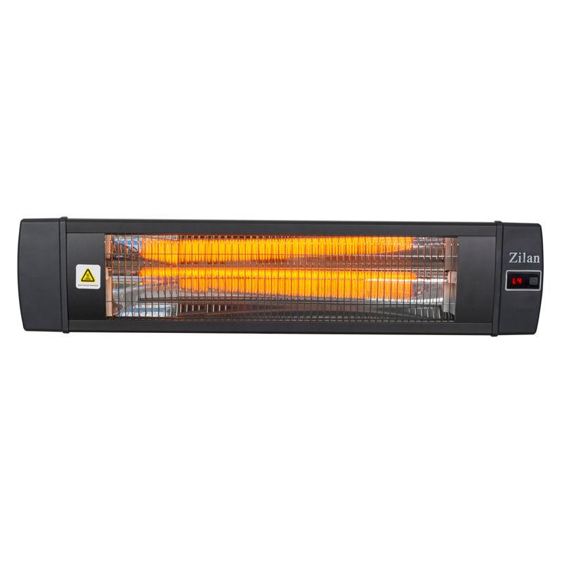 Casa si Gradina - Gradina si terasa - Mobilier exterior - Incalzitoare terasa - Radiator infrarosu cu fibra carbon ZILAN ZLN-1624, Putere 2000W, telecomanda - Infinity.ro