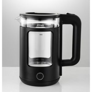 Fierbator electric Zilan ZLN6128 Negru, capacitate 1.5 L, putere 1650 W, indicator luminos