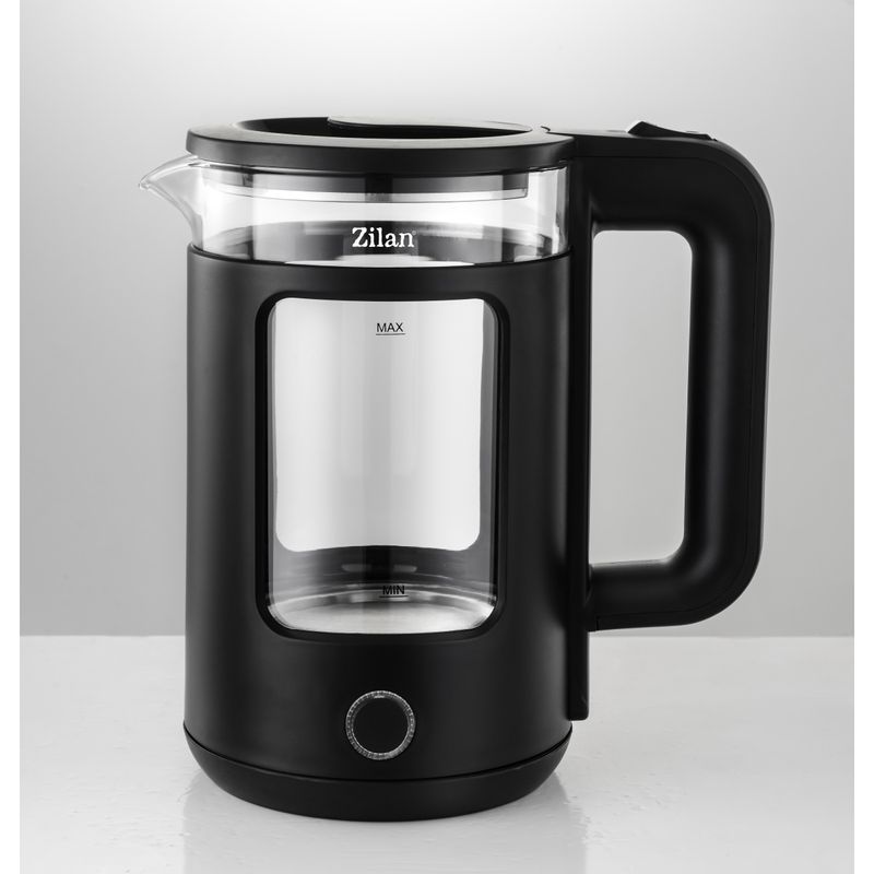 Electronice si Electrocasnice - Electrocasnice bucatarie - Preparare bauturi - Fierbatoare de apa - Fierbator electric Zilan ZLN6128 Negru, capacitate 1.5 L, putere 1650 W, indicator luminos - Infinity.ro