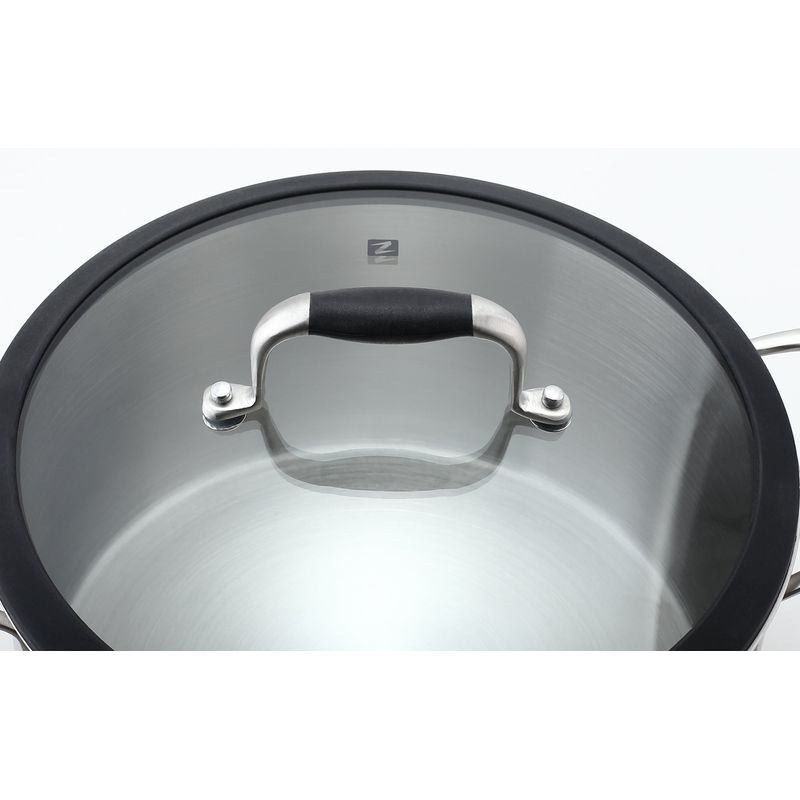 Casa si Gradina - Bucatarie si vesela - Vase pentru gatit - Oale si cratite - Cratita inox, cu capac, 22cm/4,1L - Zokura - Infinity.ro