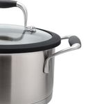 Casa si Gradina - Bucatarie si vesela - Vase pentru gatit - Oale si cratite - Cratita inox, cu capac, 22cm/4,1L - Zokura - Infinity.ro