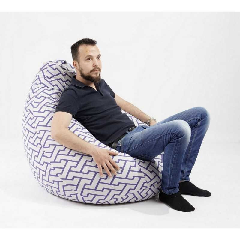 Casa si Gradina - Mobilier - Scaune si fotolii - Fotolii - Fotoliu Nirvana Grande, material textil, Zappity Purple - Infinity.ro