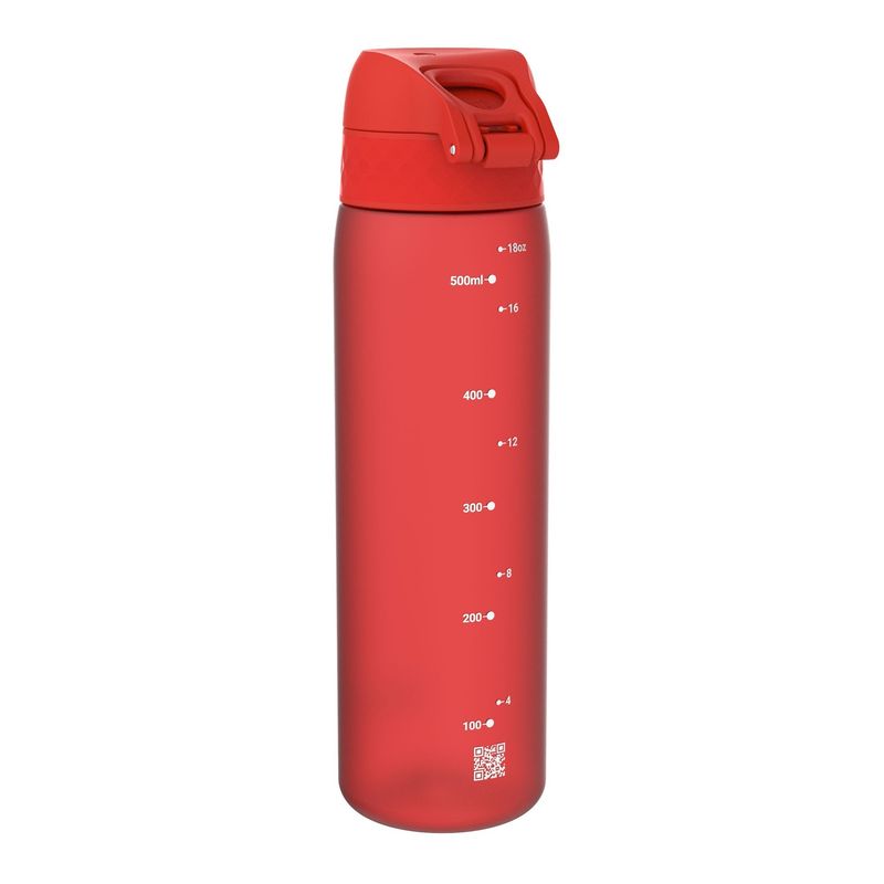 Casa si Gradina - Bucatarie si vesela - Cani si pahare - Sticle - Sticla apa Slim, recyclon, 500ml, Red - Ion8 - Infinity.ro