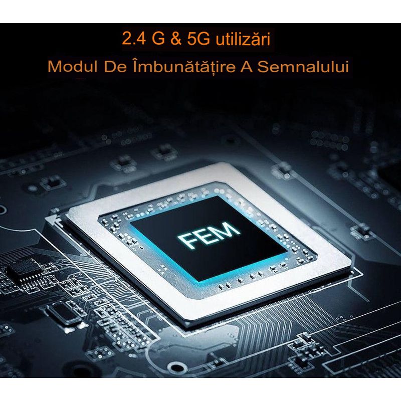 PC, gaming si accesorii - Retelistica - Wireless - Routere Wireless - Router Tenda AC7 1200 Mgb/s , Gaming si UHD streaming ,5 antene 5G , wireless puternic , dual-band, negru - Infinity.ro