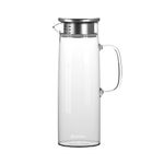 Casa si Gradina - Bucatarie si vesela - Accesorii bar - Carafe si decantoare - Carafa sticla cu capac din inox, 1,2L - Zokura - Infinity.ro