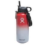 Casa si Gradina - Bucatarie si vesela - Cani si pahare - Sticle - Sticla de apa Hydro Flask din otel inoxidabil si izolata in vid cu capac, sistem de prindere si pai 946 ml, visiniu/alb - Infinity.ro