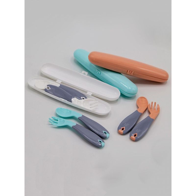 Jucarii, Copii si Bebe - Hrana si alaptare - Biberoane, suzete si accesorii hranire - Articole hranire bebelusi - Cutie pentru depozitare tacamuri BabyJem (Culoare: Bleu) - Infinity.ro