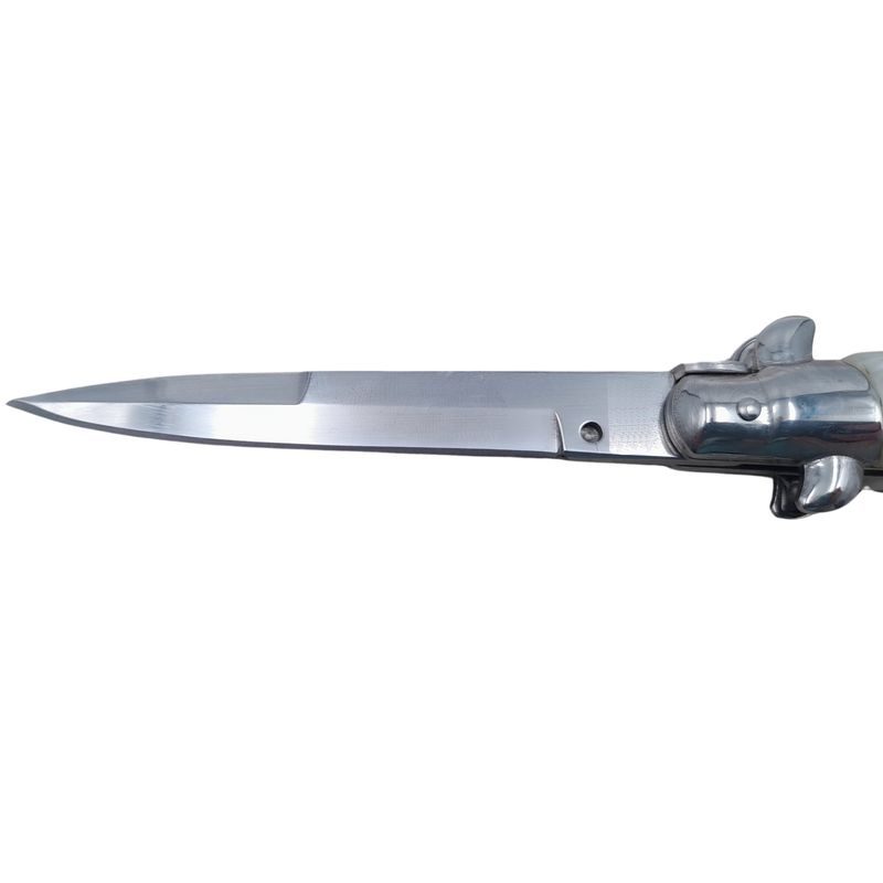 Sport si Outdoor - Camping - Cutite, bricege si accesorii - Cutite si bricege - Pachet doua bricege automate, lama stiletto, 23 cm, albastru/argintiu - Infinity.ro