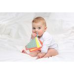 Jucarii, Copii si Bebe - Jucarii si jocuri - Jucarii bebelusi - Jucarii pentru dentitie - Jucarie dentitie cu paturica pathwork BabyJem (Culoare: Albastru) - Infinity.ro