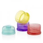 Jucarii, Copii si Bebe - Hrana si alaptare - Biberoane, suzete si accesorii hranire - Articole hranire bebelusi - Recipient lapte praf BabyJem cu 3 compartimente (Culoare: Bleu) - Infinity.ro