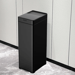 Casa si Gradina - Mobilier - Organizare si depozitare - Cosuri de gunoi - Cos de Gunoi cu Senzor Negru, Capacitate 50L, cu Capac Glisant, Generator de Ioni Negativi pentru Purificare a Aerului, - Infinity.ro