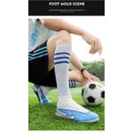 Sport si Outdoor - Echipament Sportiv - Incaltaminte sport - Pantofi sport - Ghete de fotbal MBrands, 8.0 cu glezna  pentru teren sintetic, alb 36 - Infinity.ro