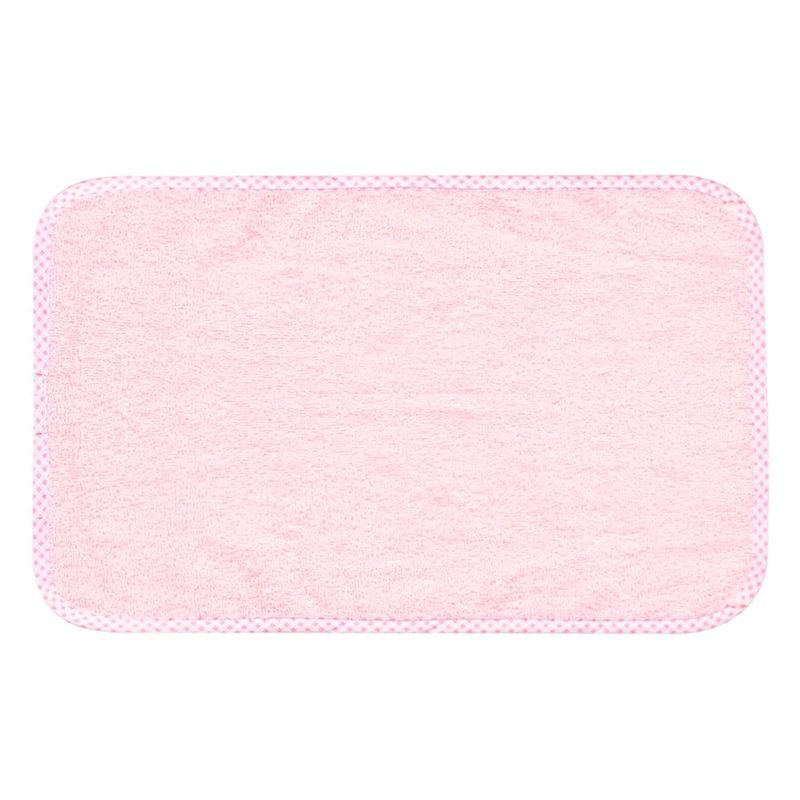Casa si Gradina - Textile si covoare - Textile baie - Prosoape - Prosop bumbac, roz, margine carouri, 30x 50 cm - Infinity.ro