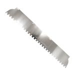 Casa si Gradina - Constructii - Vopsea si tencuieli - Unelte de vopsit si tencuit - Lama rezerva cu zimti 10x10 mm pentru gletiera profesionala, Olejnik, inox, 25 cm x 0.5 mm - Infinity.ro