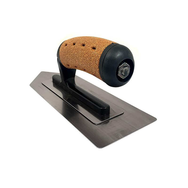 Casa si Gradina - Constructii - Vopsea si tencuieli - Unelte de vopsit si tencuit - Gletiera inox, Olejnik, venetiana ascutita, maner pluta, 240x86x0.3 mm - Infinity.ro