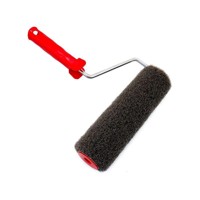 Casa si Gradina - Constructii - Vopsea si tencuieli - Unelte de vopsit si tencuit - Set gletiera profesionala, inox, 60 cm x 0.3 mm, adaptor, maner prelungitor 1.2-2.2 m, rola gletuit, Lanoliv - Infinity.ro