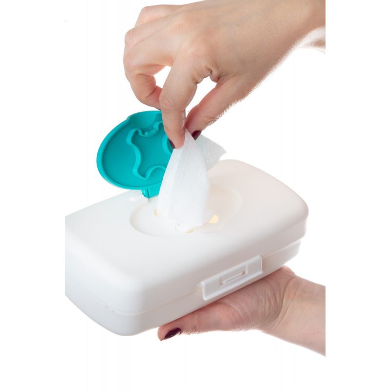 Casa si Gradina - Mobilier - Organizare si depozitare - Cutii depozitare - Cutie Dispenser pentru servetele umede, BabyJem (Culoare: Gri) - Infinity.ro