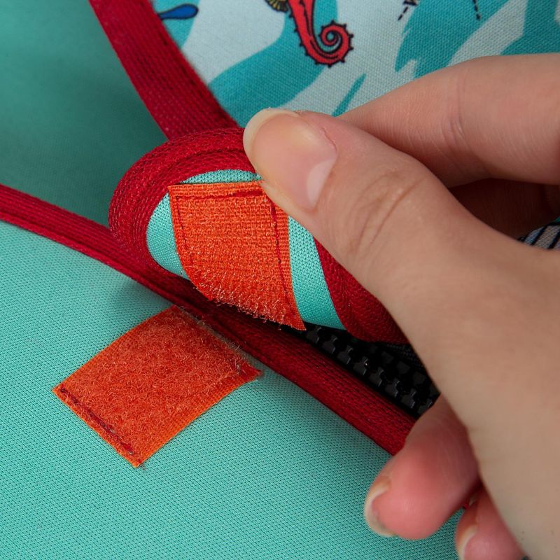 Jucarii, Copii si Bebe - Jucarii si jocuri - Jucarii de exterior - Colaci, ochelari si accesorii inot copii - Vesta reglabila pentru inot pentru copii 1-5 ani, BabyJem, turcoaz - Infinity.ro