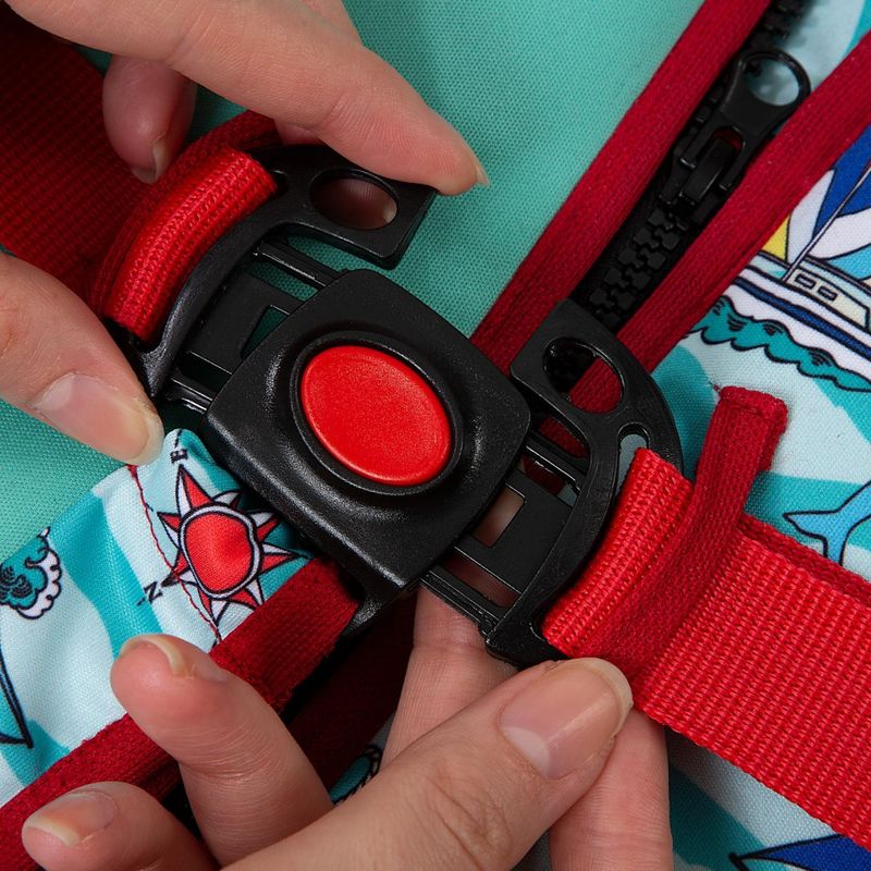 Jucarii, Copii si Bebe - Jucarii si jocuri - Jucarii de exterior - Colaci, ochelari si accesorii inot copii - Vesta reglabila pentru inot pentru copii 1-5 ani, BabyJem, turcoaz - Infinity.ro