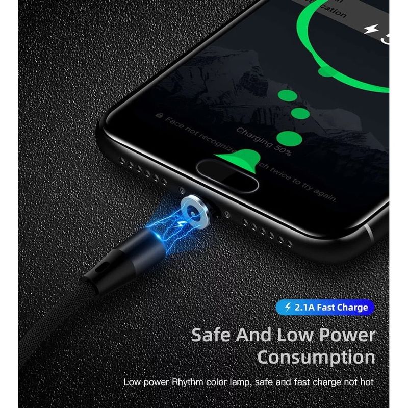 Laptop, Telefoane si Tablete - Telefoane mobile si accesorii - Accesorii Telefoane - Cabluri si adaptoare telefoane - Cablu de incarcare si transfer de date 3 in 1, cu 3 conectori magnetici - Infinity.ro