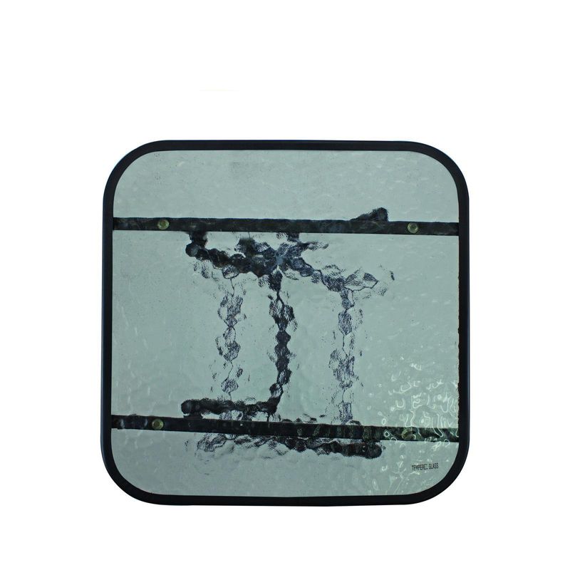 Casa si Gradina - Gradina si terasa - Mobilier exterior - Mese gradina - Masa pliabila din sticla transparenta, pentru gradina, 40 x 40 x 46 cm, My Garden, 7624 - Infinity.ro