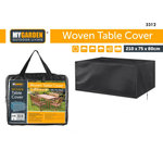 Casa si Gradina - Gradina si terasa - Mobilier exterior - Accesorii pentru gradina - Husa de protectie pentru masa de gradina, negru, 210 x 75 x 80 cm, MyGarden, 3312 - Infinity.ro