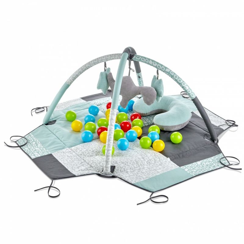 Jucarii, Copii si Bebe - Jucarii si jocuri - Jucarii bebelusi - Centre de activitati - Centru de joaca cu bile BabyJem Toy Ball Play Mat (Culoare: Roz) - Infinity.ro