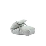 Casa si Gradina - Mobilier - Scaune si fotolii - Fotolii - Fotoliu Yoga Minnie si perna, material textil, Verde - Infinity.ro