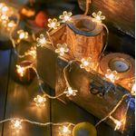 Casa si Gradina - Decoratiuni - Decoratiuni de sezon - Ghirlanda Luminoasa Solara Flori de Cires cu 50 LED-uri, Lumina Alba Calda/Multicolora, 5m Lungime - Multicolor - Infinity.ro