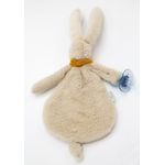 Jucarii, Copii si Bebe - Hrana si alaptare - Biberoane, suzete si accesorii hranire - Suzete si accesorii - Jucarie atasament bebelusi Iepuras, BabyJem, cu sistem prindere suzeta (Culoare: Gri) - Infinity.ro