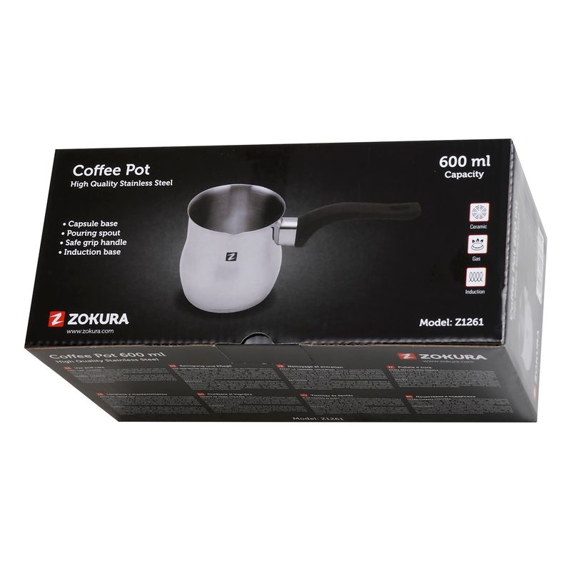Casa si Gradina - Bucatarie si vesela - Vase pentru gatit - Ibrice - Ibric 600 ml, inox - Zokura - Infinity.ro