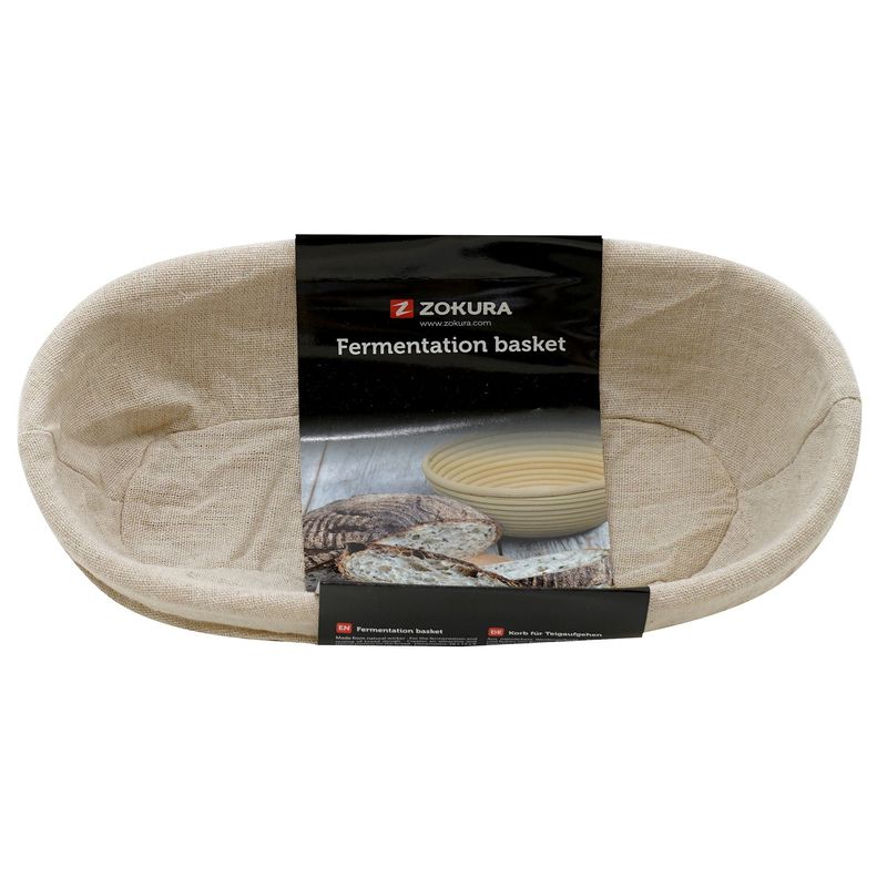 Casa si Gradina - Bucatarie si vesela - Ustensile bucatarie - Cosuri servire - Cos oval pentru dospire aluat, ratan, 28 x 15 cm - Zokura - Infinity.ro