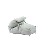Casa si Gradina - Mobilier - Scaune si fotolii - Fotolii - Fotoliu Yoga L cu perna, material textil, Verde - Infinity.ro