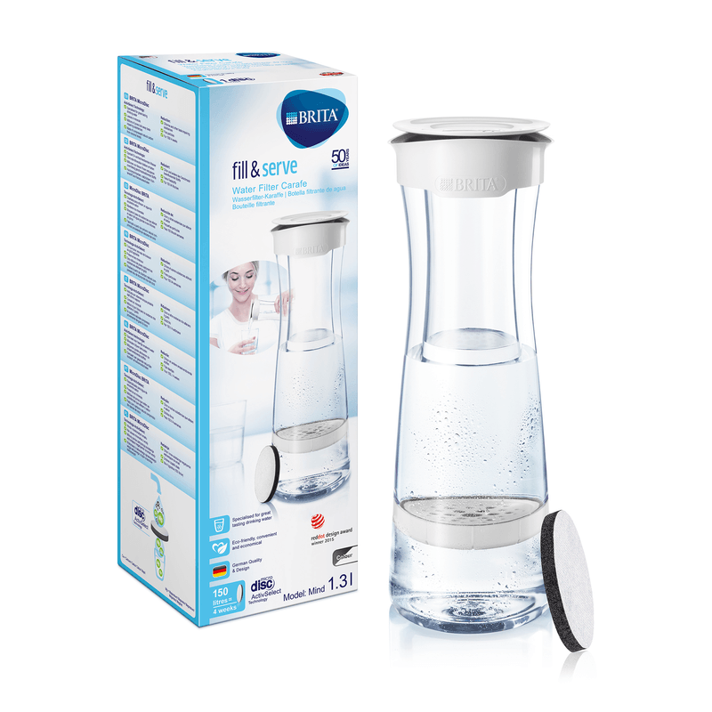 Casa si Gradina - Bucatarie si vesela - Accesorii bar - Carafe si decantoare - Carafa filtranta BRITA Fill&Serve 1,3L (white) - Infinity.ro