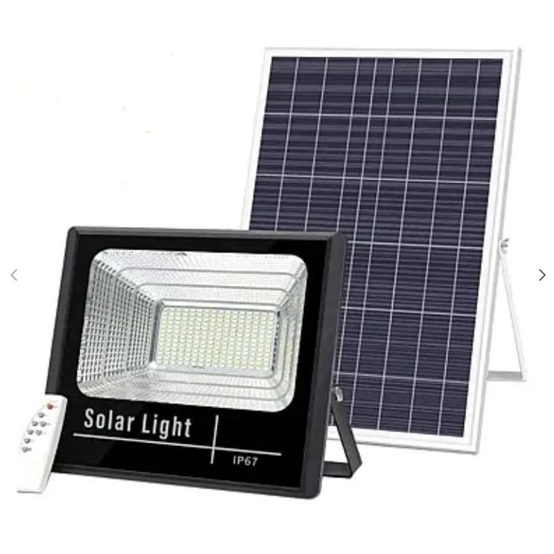 Casa si Gradina - Corpuri si surse de iluminat - Iluminat comercial si industrial - Proiectoare si lampi de lucru - Proiector 100W LED DIMABIL cu Panou Solar INDIVIDUAL si Telecomanda HA - Infinity.ro