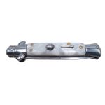 Sport si Outdoor - Camping - Cutite, bricege si accesorii - Accesorii cutite si bricege - Pachet doua bricege de vanatoare  Italian Spirit, otel inoxidabil, 22.5 cm, argintiu, husa inclusa - Infinity.ro