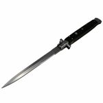 Sport si Outdoor - Camping - Cutite, bricege si accesorii - Accesorii cutite si bricege - Set trei bricege automate, Stiletto, otel inoxidabil, 33 cm, husa inclusa - Infinity.ro