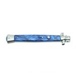 Sport si Outdoor - Camping - Cutite, bricege si accesorii - Accesorii cutite si bricege - Cutit automat Blue Marble, lama stiletto, 33 cm - Infinity.ro