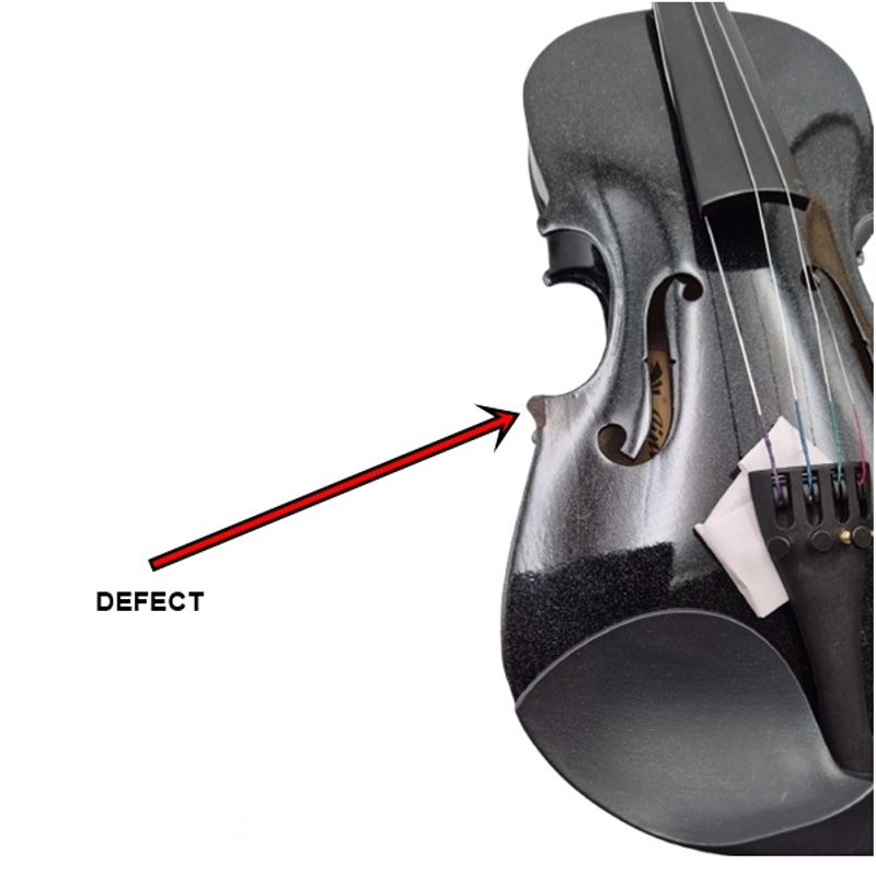 TV, Audio-Video si Foto - Instrumente muzicale - Instrumente clasice - Vioara clasica din lemn, 3/4, negru - Infinity.ro