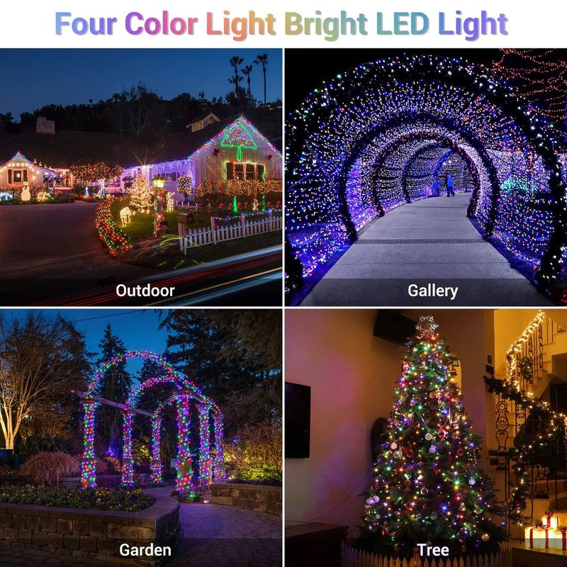 Casa si Gradina - Corpuri si surse de iluminat - Iluminat exterior - Instalatii luminoase exterior - Instalatie Luminoasa tip Rola, Interior/Exterior, IP44, 8 Programe, 100m - Infinity.ro