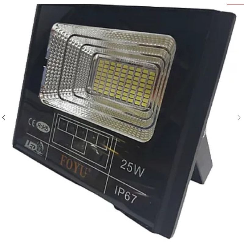 Casa si Gradina - Corpuri si surse de iluminat - Iluminat comercial si industrial - Proiectoare si lampi de lucru - Proiector LED 25W cu panou solar si telecomanda FO-T225 - Infinity.ro