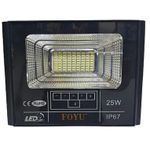 Casa si Gradina - Corpuri si surse de iluminat - Iluminat comercial si industrial - Proiectoare si lampi de lucru - Proiector LED 25W cu panou solar si telecomanda FO-T225 - Infinity.ro