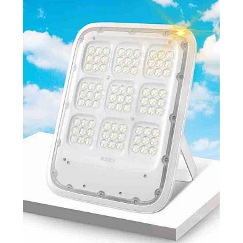 Casa si Gradina - Corpuri si surse de iluminat - Iluminat comercial si industrial - Proiectoare si lampi de lucru - Proiector Solar TY 100W cu Panou Solar Separat si Telecomanda, Alb - Infinity.ro