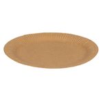 Casa si Gradina - Decoratiuni - Decoratiuni petrecere - Vesela pentru petrecere - Set farfurii carton kraft, 23cm, 10 bucati, compostabile - Infinity.ro