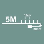 Casa si Gradina - Decoratiuni - Decoratiuni de sezon - Sir luminos decorativ led, 50 becuri, 5m, lumina alb calda, baterii necesare, pentru interior - Infinity.ro