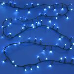 Casa si Gradina - Decoratiuni - Decoratiuni de sezon - Instalatie lumini led, 180 becuri, alb rece, cablu verde, 12m, programe, ip44 - Infinity.ro